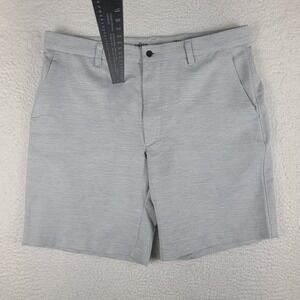 Callaway Shorts Mens 36 Gray Heathered 9" Inseam Casual Performance Golf Chino *